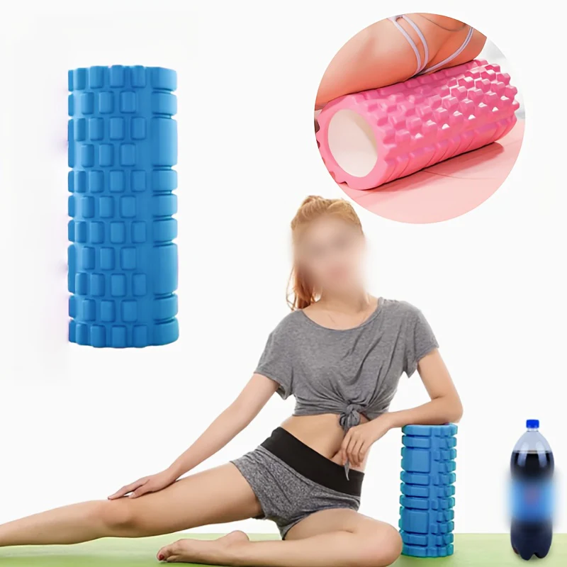 13-inch Portable Foam Roller, Made Of High-density EVA Foam Material, Is Suitable for Yoga, Gym, Home Exercise And Deep Tissue Relaxation Muscle Massage Roller.
