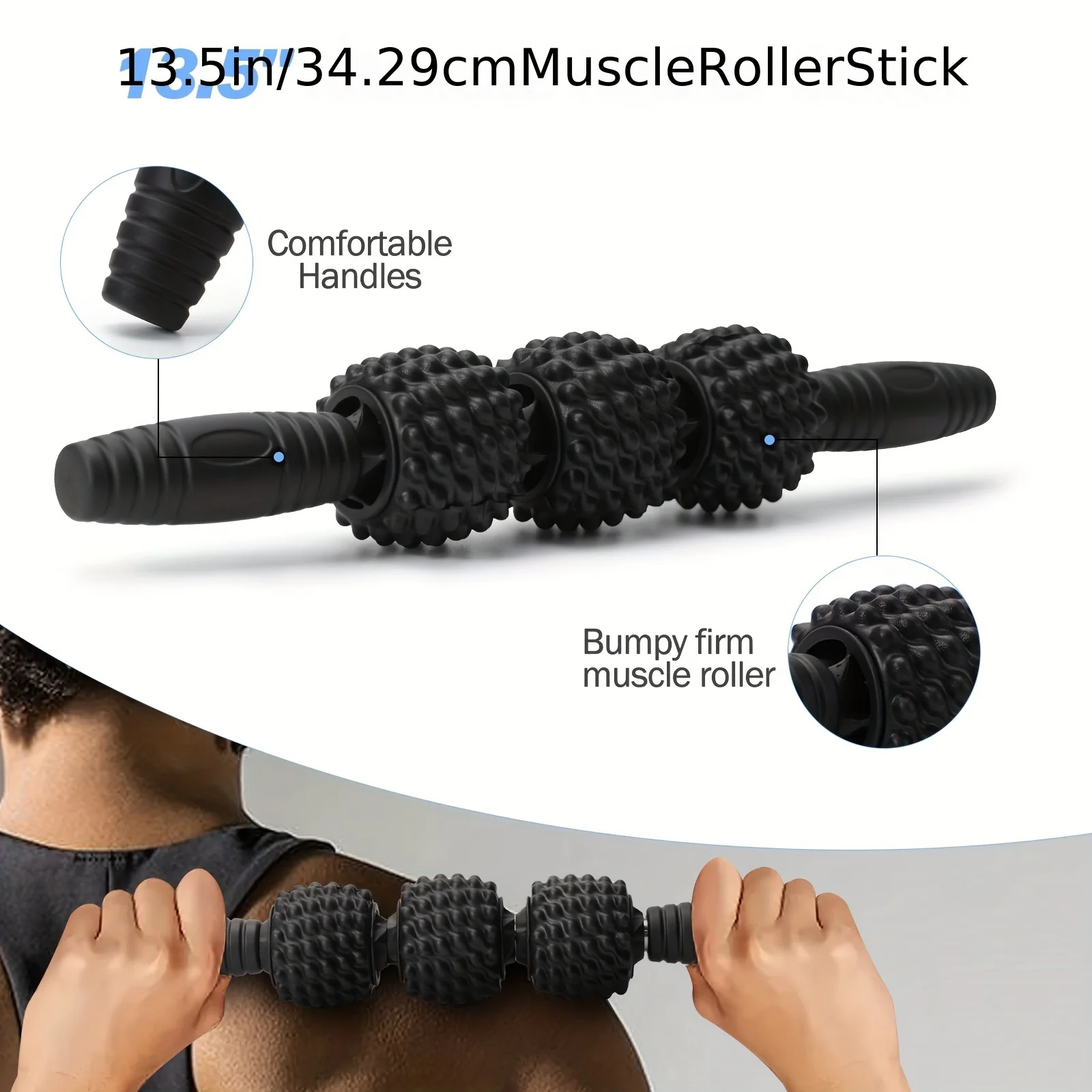 5-in-1 Foam Roller Set For Deep Tissue Massage, Muscle Improved Mobility, High-Density Back Roller For Whole Body Relieves Muscle Pain Muscle Massage